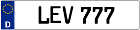 Truck License Plate
